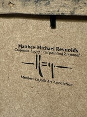 MATTHEW MICHAEL REYNOLDS PAINTING CONTEMPORARY FAMOUS LANDSCAPE CALIFORNIA 10”