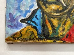Beauford Delaney Painting – Abstract Figures art – Harlem Renaissance art