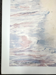 Giclee LINDA ROBERTS watercolor Beach Print Limited Edition Maryland Artist