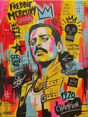 Faris Art-Queen-11×14 Neo Expressionism Original Artwork on Canvas
