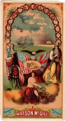 The International Caddy Crate Label, Watson & McGill, Petersburg, Virginia 1872