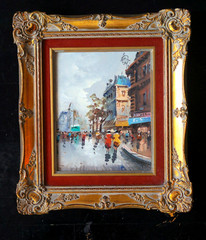 Antonio DeVity Impressionist Oil Painting Framed & Signed ~ Original (15″ x 13″)
