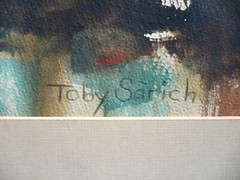 TOBY SARICH, IMPRESSIONIST COAST COASTAL SEASCAPE IMPRESSIONISM MODERN CALIF CA