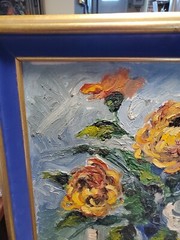 LARS DRAABYE! PAINTING „VASE OF FLOWERS“
