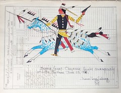 Daniel Long Soldier BEAVER HEART – CHEYENNE, Little Big Horn, Original Painting