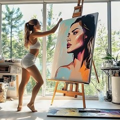 18×18 Thick Gallery Canvas Pack of 2 – Ideal for Art Students & Professionals