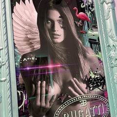 1 of 1 Original Exotic Fine Art By Shaun Michaels Piece Custom Vintage Frame 🔥
