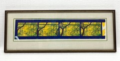 Rob Savage Signed Original Kodak Panatomic X Film Silkscreen Tree Painting #2/18