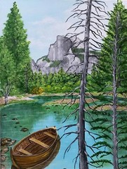 Yosemite National Park, in California USA, 9 x 12