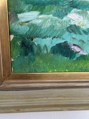 Swedish, “Landscape” by Erik Boëthius – Vintage – 65 × 56.5 cm (25.6″ × 22.2″)