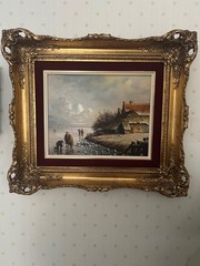 PC Steenhouwer — original oil on board — vintage frame — excellent condition