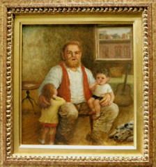 ROBERT SMULLYAN SLOAN (1915-2013) LISTED AMERICAN FINE ORIGINAL OIL PAINTING