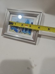 ACEO Style Water Color Framed Minature Art Downtown Austin By Connie Adcock