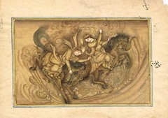 Persian Miniature Painting A Persian Man And Women On Horse Fine Art 6.5x9Inches