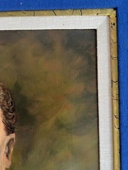 Original Oil Painting Artwork of Navy Capt. John Paul Jones Signed by Geńe Burke