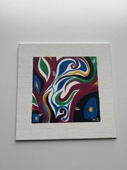 Abstract Mini Art | 6 x 6 inches | Signed