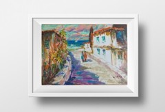 Original Oil Painting on Cardboard – Artist’s Work, 40×26 cm