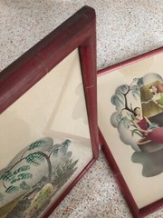 1940s-50s Airbrush Painting Benjamin Harris Tiki Tropical Hawaiian Mid Century