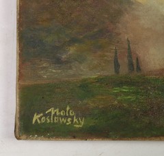 Nota Koslowsky (NY,Poland,1906-1972) oil painting 152055