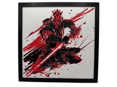 Darth Maul Painting – Star Wars – 3D Printed