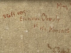 1944 WW2 Portrait US Marine Staff Sergeant Eleanor Cleverly By Josephine Paddock