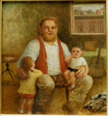 ROBERT SMULLYAN SLOAN (1915-2013) LISTED AMERICAN FINE ORIGINAL OIL PAINTING