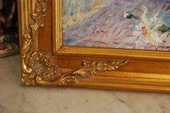 FRAMED SIGNED ORIGINAL OIL DAISIES DAISY FLOWERS A STILL LIFE ARTIST HECTO VIDAL