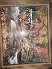 Grist Mill Water Wheel Painting West Virginia WV