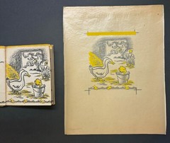 1934 LITTLE GOOSIE GOSLING by Helen & Alf Evers ORIGINAL ILLUSTRATION Paintings