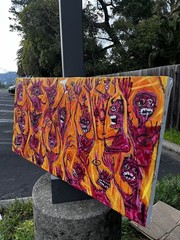 “Tainted Hearts” Original Art Peice, multimedia – Limited 1/1 Slawn inspired