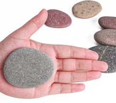 River Rocks for Painting 25 Pcs Large 2-3 Inch Flat Smooth Painting Stones Craft