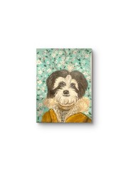 Yorkshire Terrier Unframed Signed, Paper, Multicolored, Art 9×12