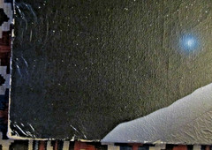 Vintage „Futuristic Outer Space“ by De Grootz original large unframed canvas