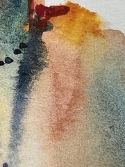 Wendell Mohr Watercolor Painting Women In Necklace Dancing 13×10” Signed Art