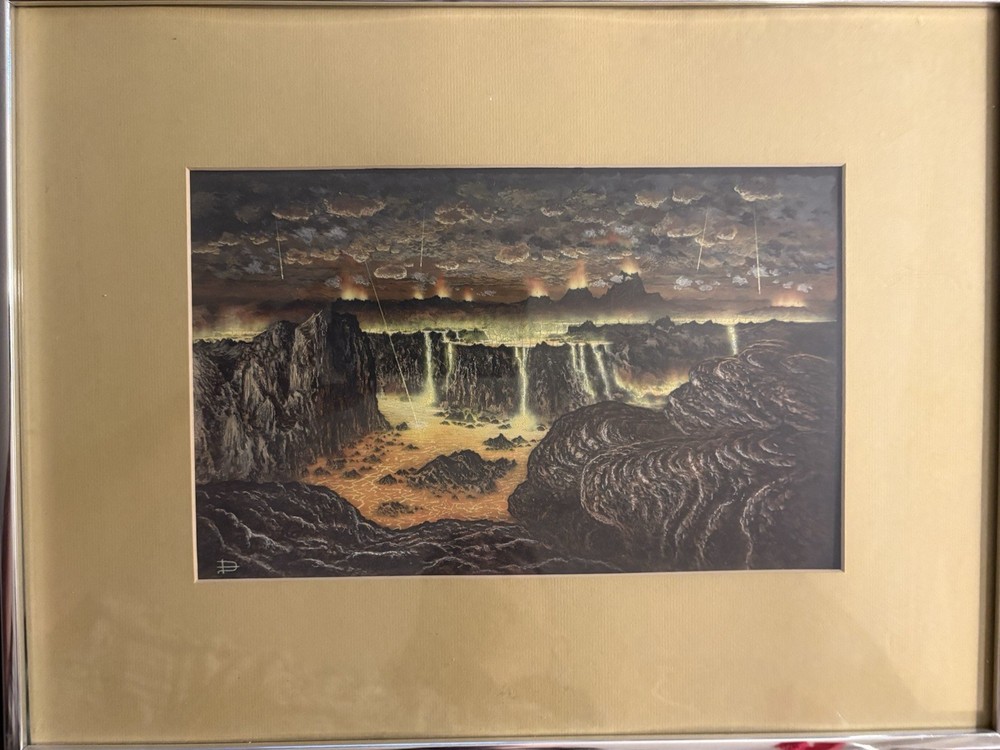 Don Dixon Original Art Work Sci-fi Abstract “Evolution Of The Atmusphere” WOW