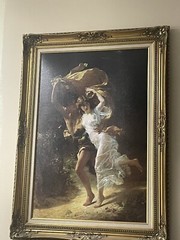 The Storm by Pierre Auguste Cot Oil Painting 44 cm 1/4 inch length 33 cm width