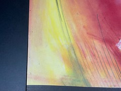 Painting by unknown author. No signature. Abstract. Cuban Art