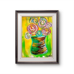 Original art 14 X 11 Mixed Media Colorful Modern Art Acrylic Painting