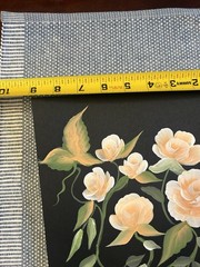 Peach Roses on the Vine Painting