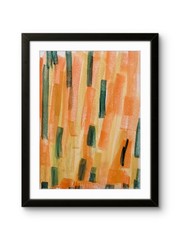 Bold Color Blocking Urban Textured Abstract Art Original 11 by 14 on Paper