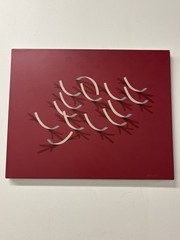 Manuel Hughes, Ribbon Scape, ca. 2007 trompe l’oeil Painting African American