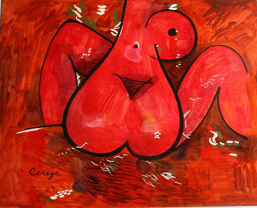 PICTURE COLLECTION CLEARANCE VALERI SEGEDA-Acrylic on Box-12-1990