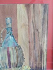 Jane Downs Carter Original Watercolor Still Life Signed Framed Painting 16″×20″H