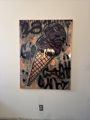 Street Art Sub Culture Leonardo Givenchy Graffiti Art!! Ice Cream Cone