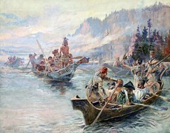 Charles Russell Lewis and Clark Reproduction – Giclee Canvas/Paper/Stretched