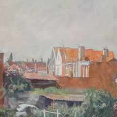George Weissbort (1928-2013) – 20th Century Oil, Across the Roof Tops