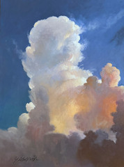 Sunrise „Golden Hour Cloud“ oil on canvas Yasami 2026 NOT Framed 225″ x 16″