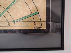 Rare Mid Century Modern Lee Reynolds Abstract Vanguard Studios Signed & Framed.
