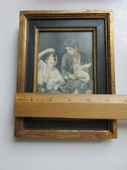 Vintage Bartolome E. Murillo „Boys Eating Grapes And Melon“ repro on wood