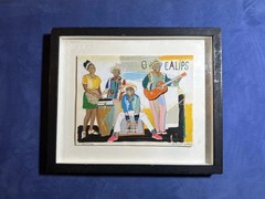 Fabulous Calipso # 2 Painting by Fabio Coruzzi Signed, Framed